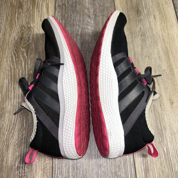 Adidas Fresh Bounce Women’s US Size 9.5 Sneaker Shoes W AQ7793 Black Grey Pink - Picture 10 of 11